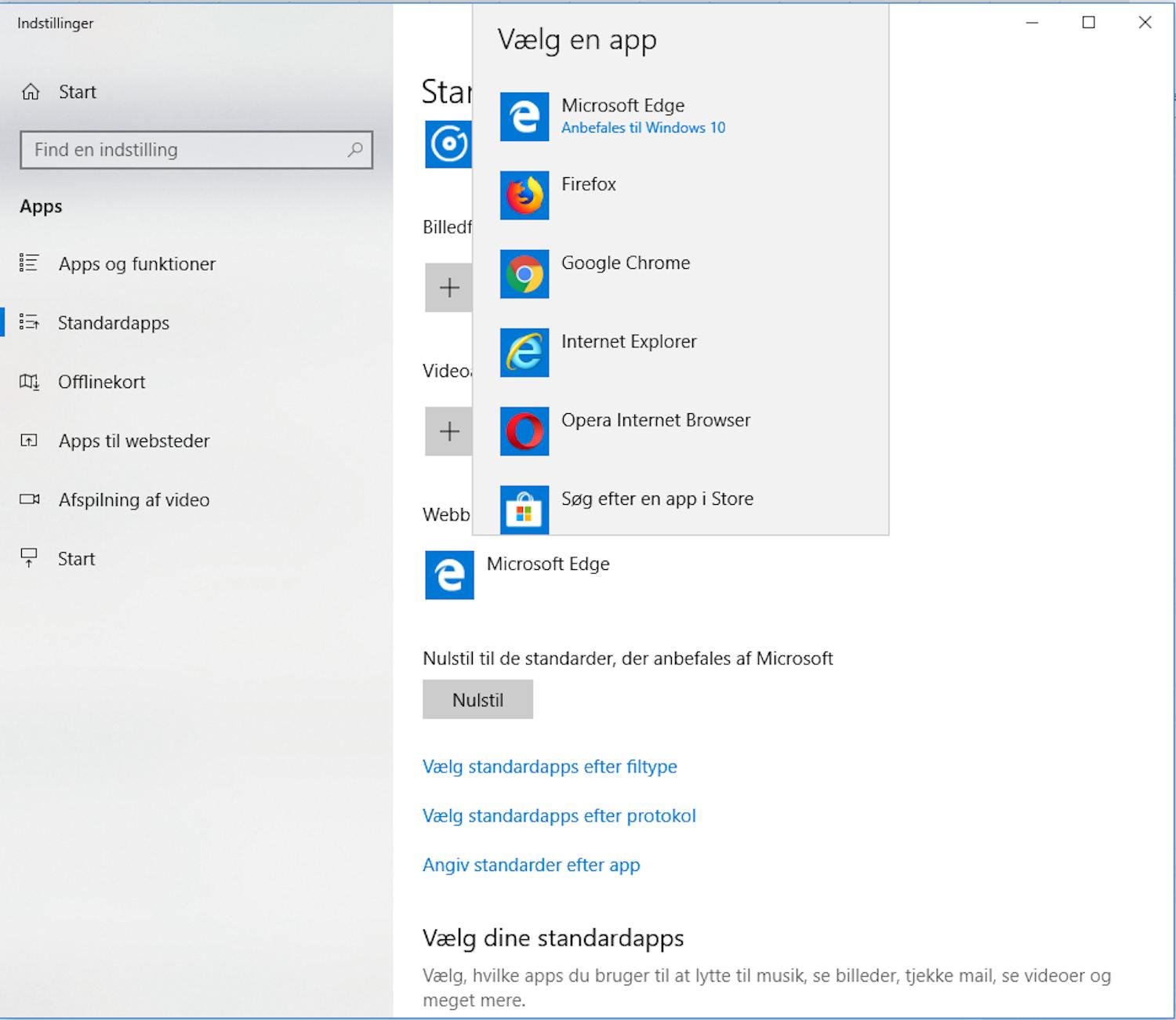 Browser i Windows 10